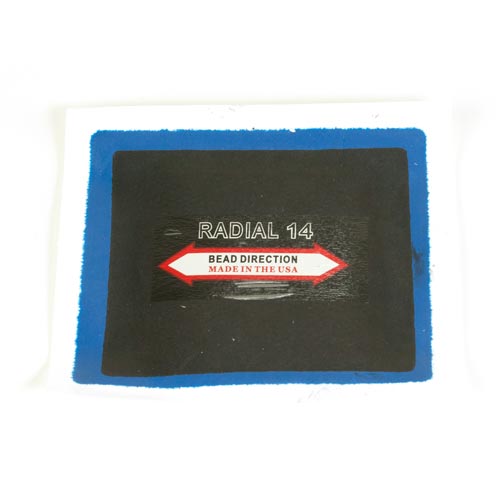 3 3/4" X 4" 1 Ply Center Over Injury Radial Patch Box/10