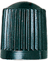 Black Plastic Valve Cap Box (100)