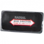 3" X 6" 2 Ply Center Over Injury Radial Patch Priced Box 10