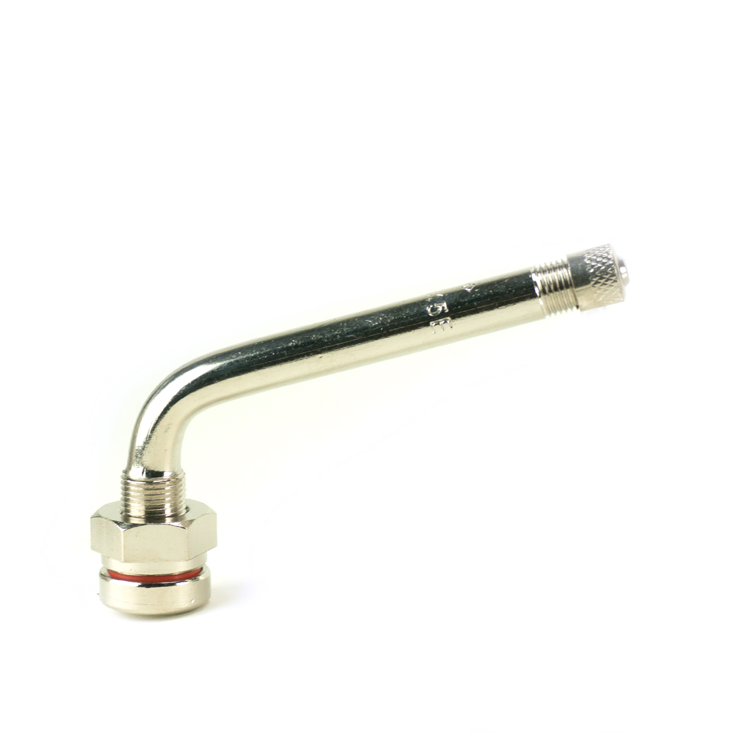 TR545E 0.98H X 2.60" W   75 Degree Bend Nickel Plated Valve EA